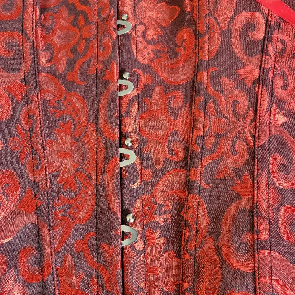 NWOT Red Corset Valentine Cosplay - Picture 4 of 7